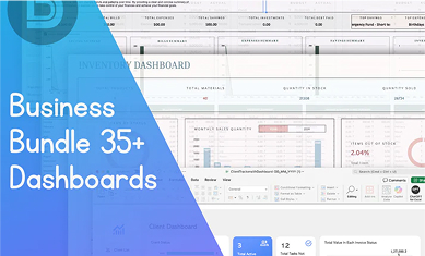 Business Toolkit - Excel Bundle - 35+ Dashboards